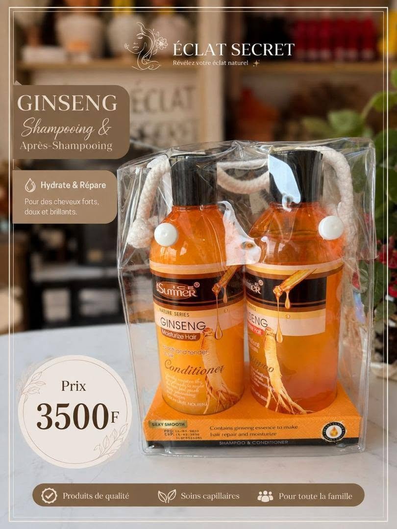 Ginseng shampoing & après-shampoing